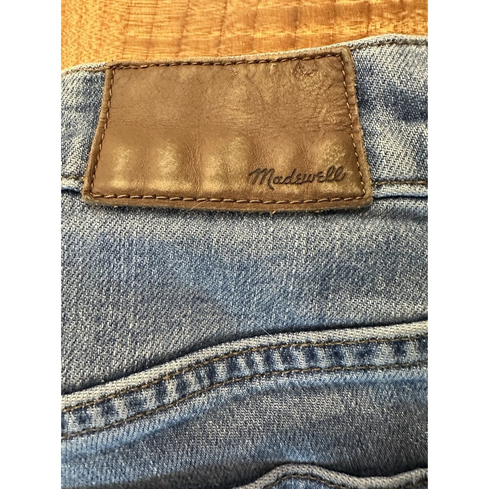 Madewell Womens Jeans Blue High Rise Skinny Stretch Light Wash Denim Size 28 - Picture 3 of 8